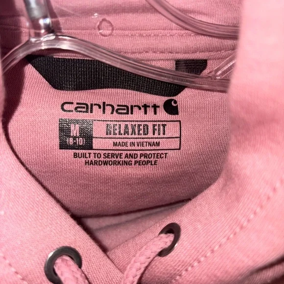 Carhartt Pink Sweatshirt with Black Accents - Picture 2 of 4